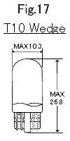 T3-1/4 Wedge Base